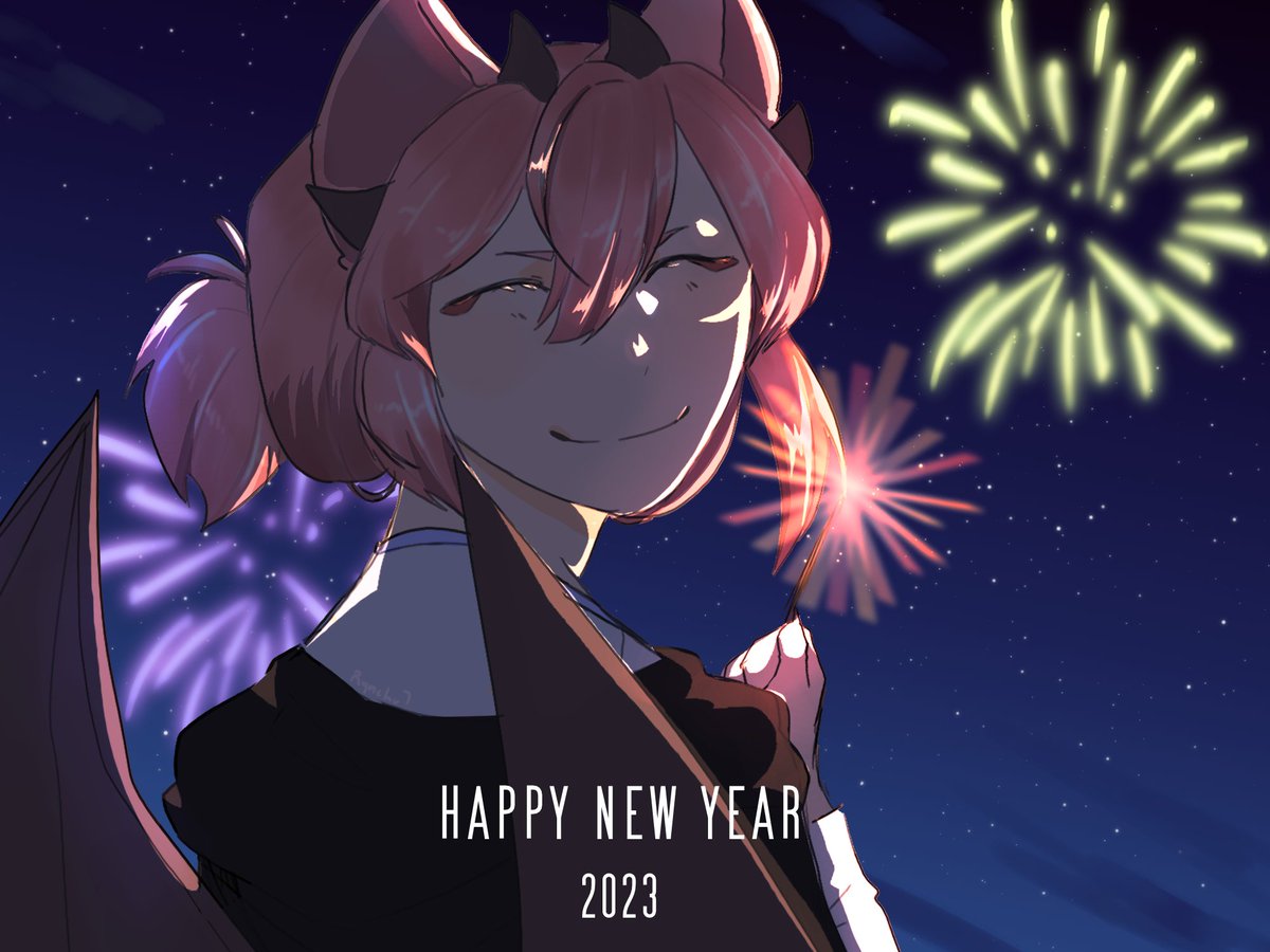 rynchu_'s tweet photo. Happy new year! Going to try and stream more often 🎇 https://t.co/9gX08OHZTt