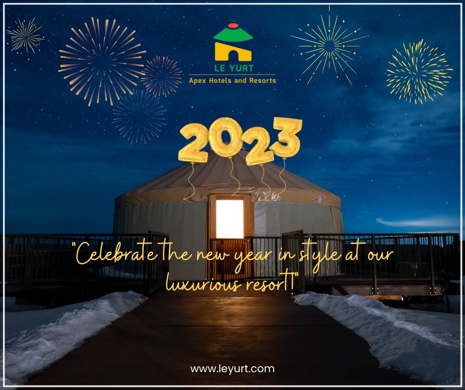 leyurt3's tweet photo. A new year brings new experiences to make your life more enjoyable. With our yurts, you can welcome the new year with a traditional feel.

#HappyNewYear #yurts #resorts #welcome #enjoy #season #winter#leyurt #happiness #enjoy #ecotourism #newyear2023 https://t.co/jikoBkI8NQ