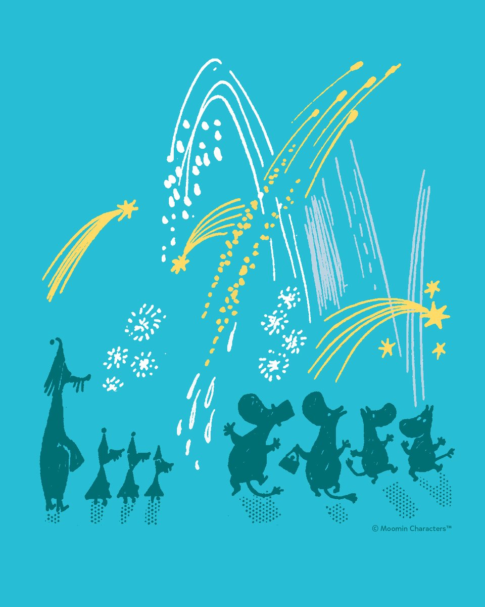 Wishing you a happy and Moominous New Year 2023!✨😍🥳❤️ #moomin #moominofficial