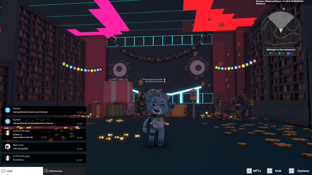 HarveyMinnie5's tweet photo. @TheSandboxGame @steveaoki @TheOfficialA7X @suecothechild @ParisHilton @deadmau5 @blond_ish Celebrating the end of the year in @TheSandboxGame Metaverse! ✨🎇 https://t.co/2ZrAM0a0fK