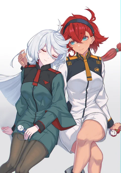 #水星の魔女 #百合 #スレミオ #G_Witch ミオリネさん今までお世話になりました。そしてーー愛してるよ~ 