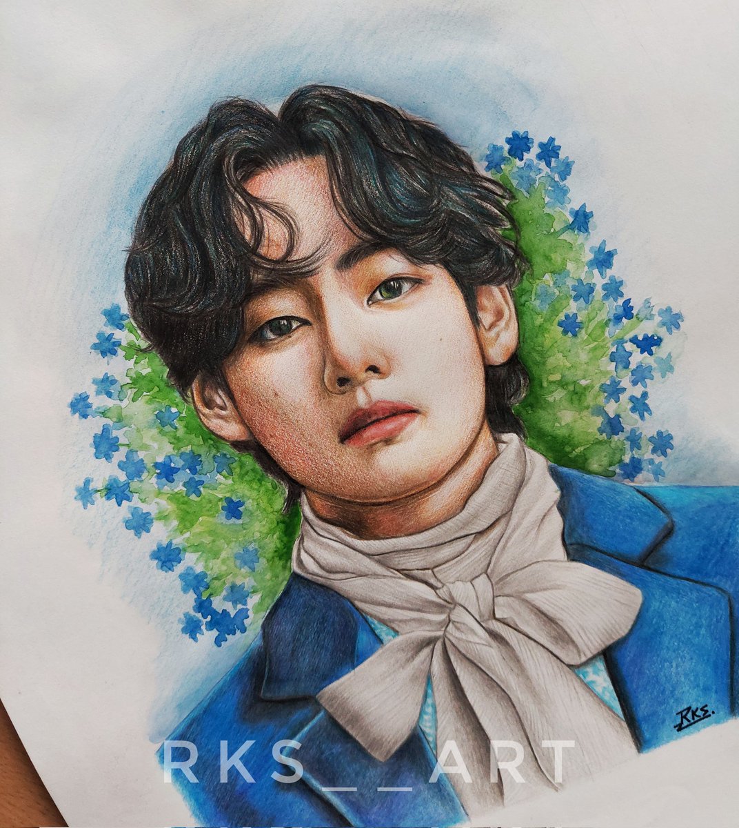 artrks3's tweet photo. Taehyung Drawing 🦋
#TAEHYUNGDAY #TAEHYUNG #VDAY #vdrawing #fyp #Trending #rksart #kimtaehyung #BTS #BANGTAN https://t.co/1MZyAx5y0Z
