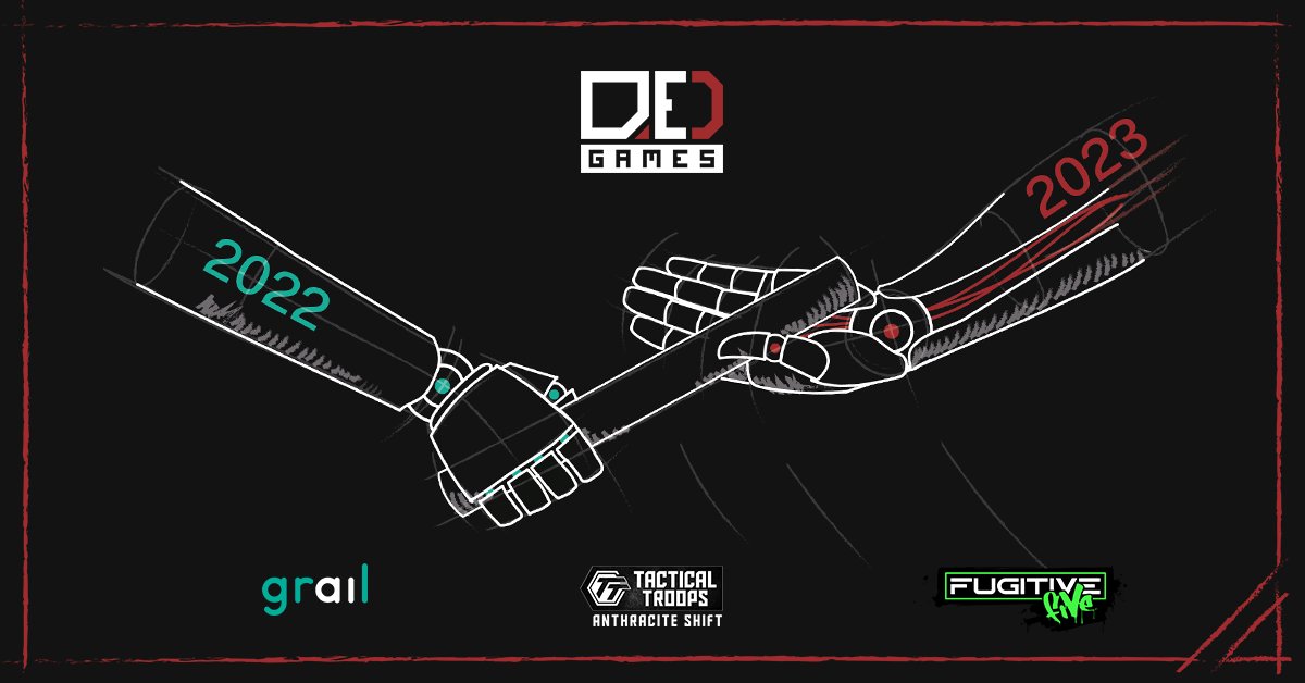 QEDGamesTeam's tweet photo. 2022 has been an intense year and changing it to 2023 just feels like we're shifting up a gear on the way to our goal.

Happy New Year from QED Games

#technology #ai #development #gamedev #gamedevelopment  #AI4Gamedev #AIdesign #aitechnology #HNY2023 #HappyNewYear2023 https://t.co/1iTOWoaZ2t