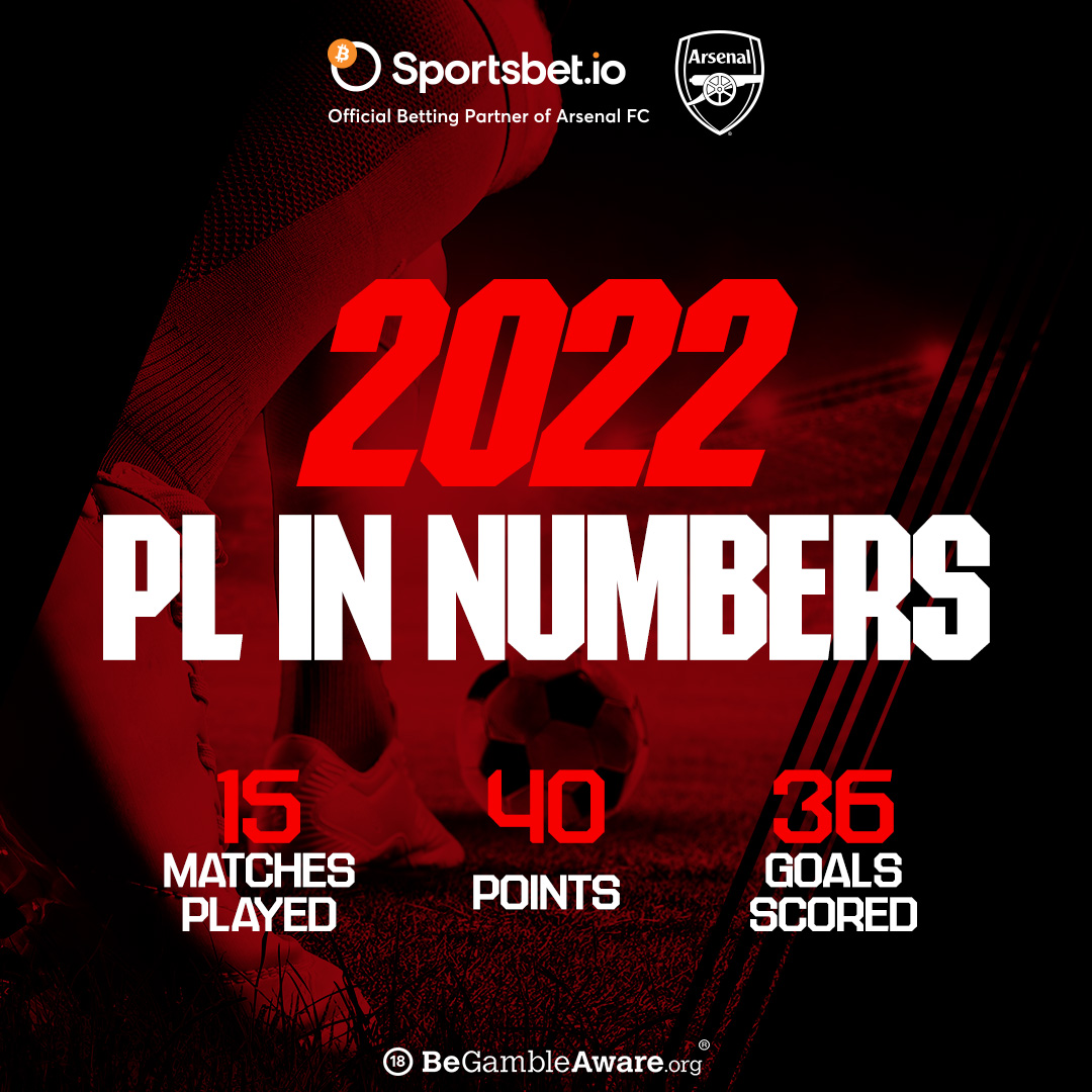 Arsenal on Twitter "ad 🗓️ Our final matchday of 2022 📊 Sportsbetio have calculated our stats