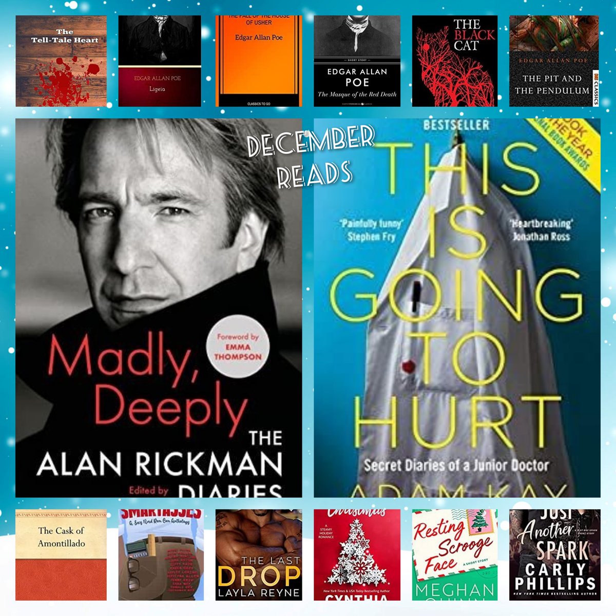 mags_louise's tweet photo. December Round Up

25 Books
5 Five ⭐ Reads
8 ARCs 
2 #BeatTheBacklog Reads
1 Re-read
12 New books purchased

#DecemberRoundUp #BookTwitter #BookLover https://t.co/mUWrZNxtMW