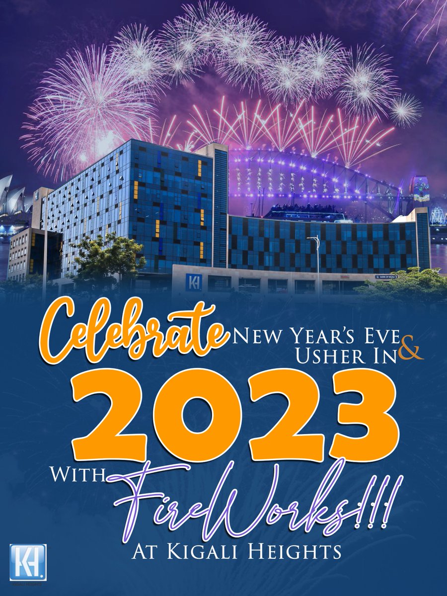 Kigali Heights (@kigaliheights) on Twitter photo Happy #NYE, Don't miss splendid fire works @Kigaliheights as we usher in 2023...
<a href="/RCBrwanda/">Rwanda Convention Bureau</a>
<a href="/CityofKigali/">City of Kigali</a>
<a href="/rbarwanda/">Rwanda Broadcasting Agency (RBA)</a>
#kigaliheights2023 #RCBrwanda #rba #newyear2023
#RwOT #HappyNewYear #kigalifireworks #kigalicity23 Happy #NYE, Don't miss splendid fire works @Kigaliheights as we usher in 2023...
<a href="/RCBrwanda/">Rwanda Convention Bureau</a>
<a href="/CityofKigali/">City of Kigali</a>
<a href="/rbarwanda/">Rwanda Broadcasting Agency (RBA)</a>
#kigaliheights2023 #RCBrwanda #rba #newyear2023
#RwOT #HappyNewYear #kigalifireworks #kigalicity23