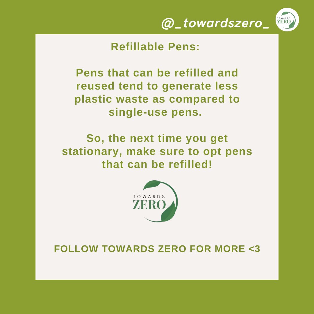 towards_zero2's tweet image. Simple Solution Saturday: Week 6

Be a conscious buyer! ♻️

#towardszero #simplesolution #simplesolutionsaturday #reuse #reducereuserecycle #SDG12 #SDG #sustainable