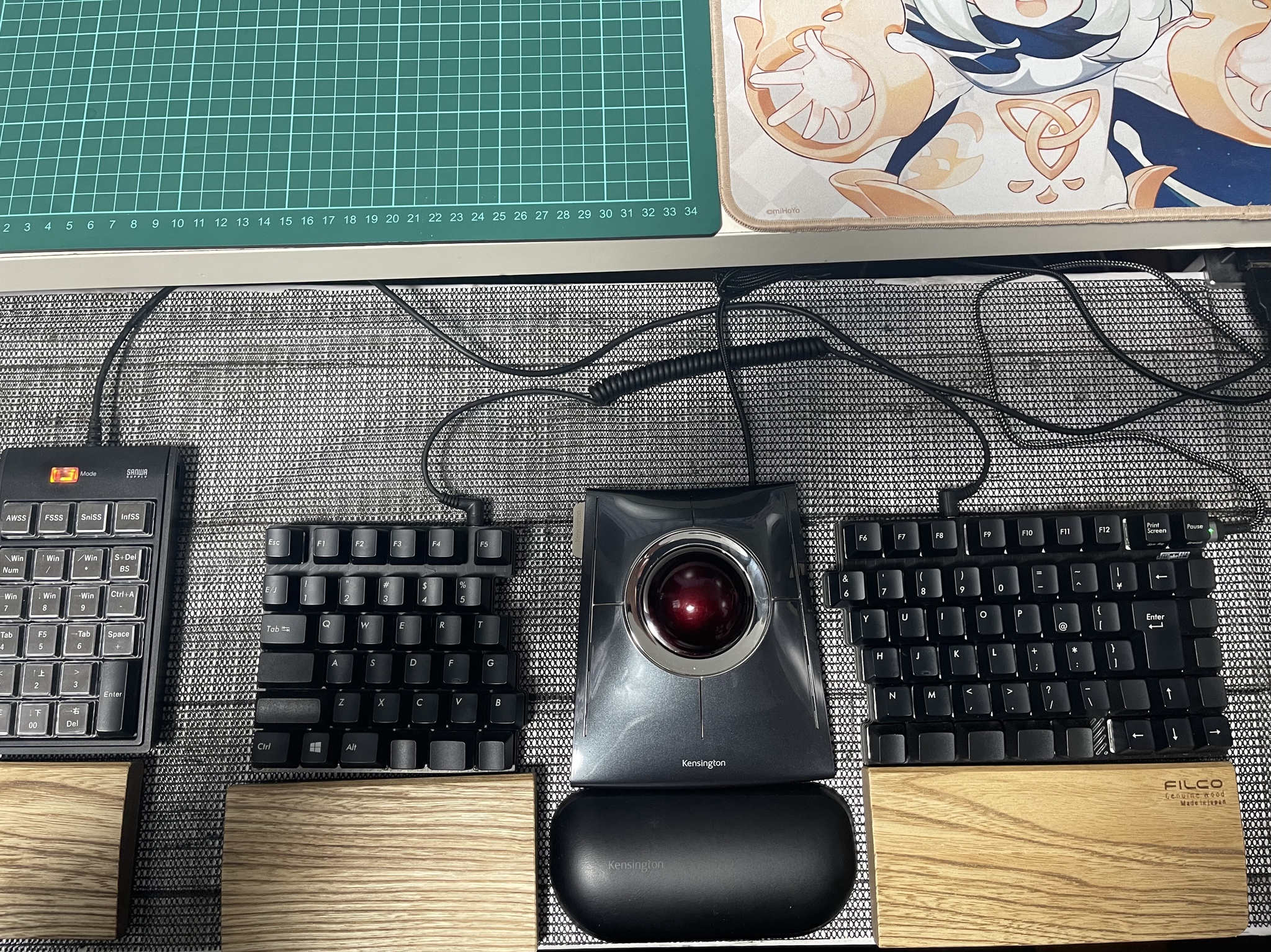 FILCO キーボード　Kensington トラックボール　パームレストセット ます寿司 on X: 
