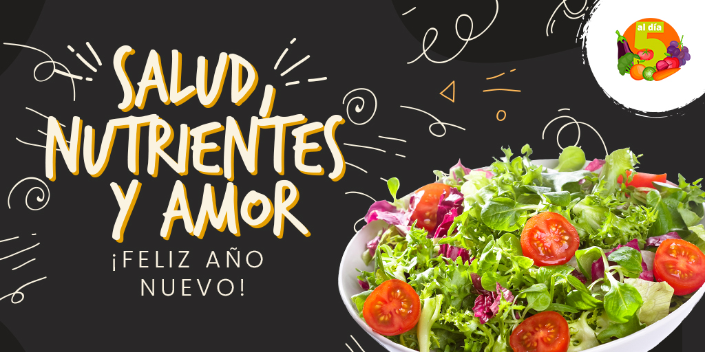 SALUD, NUTRIENTES Y AMOR
¡FELIZ AÑO NUEVO!

Esta noche, los invitamos a despedir el 2022 al estilo 5 al Día: con muchas frutas, verduras, baile ¡y mucha, pero mucha alegría!

¡Feliz año para tod@s!

Son los sinceros deseos de todo el equipo 5 al Día.