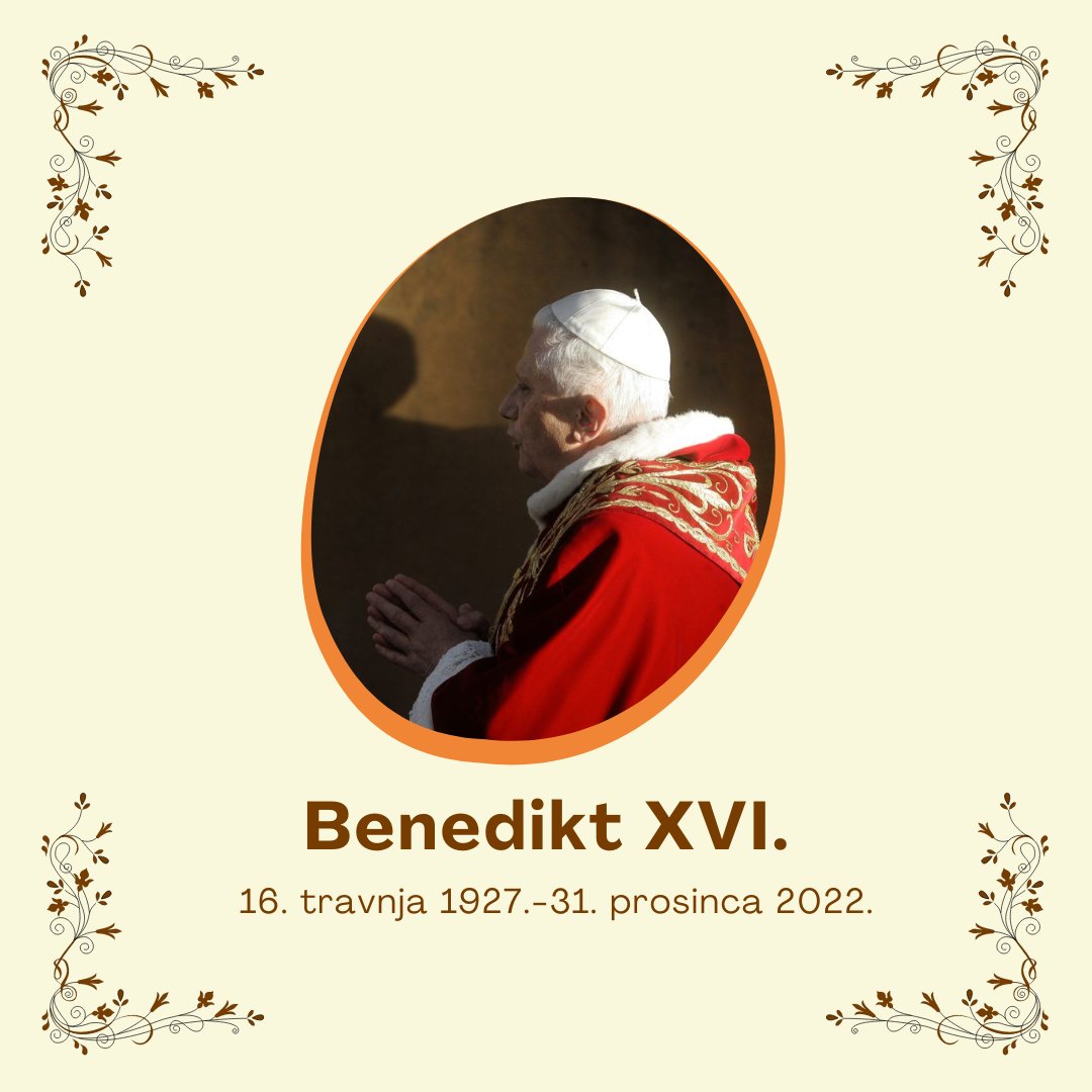 Predsjednik BK-a BiH mons. Tomo Vukšić, nadbiskup metropolita vrhbosanski i apostolski upravitelj Vojnog ordinarijata u BiH, u subotu 31. prosinca uputio je Njegovoj Svetosti papi Franji pismo sućuti u povodu smrti pape emeritusa Benedikta XVI. 
vrhbosanska-nadbiskupija.org/nadbiskupija/a…