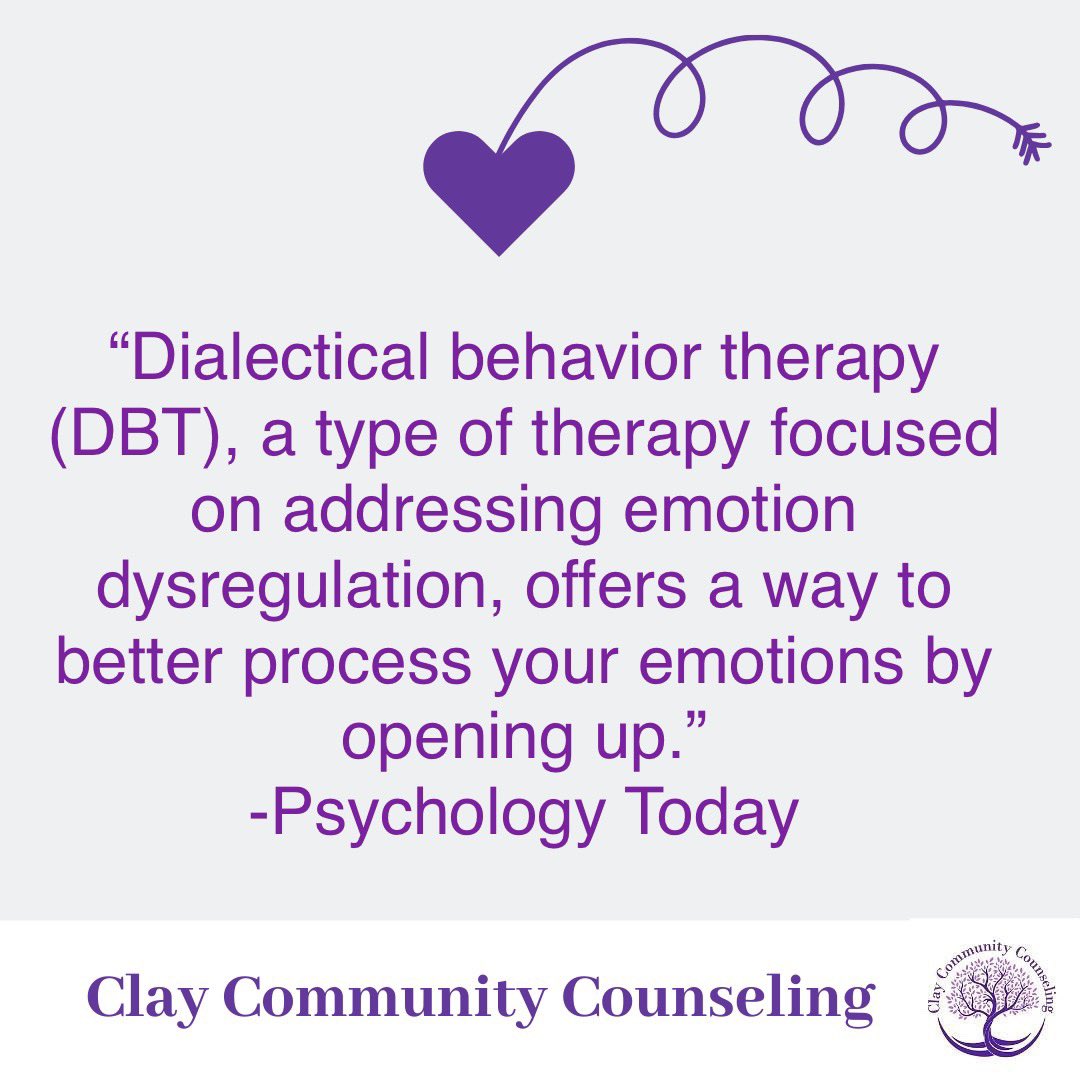 MichelleAtCCC's tweet photo. #DBT #Therapy #Counseling #DialecticalBehaviorTherapy #EmotionRegulation #EmotionDysregulation #OppositeAction #PersonalityDisorder #DBTWorks #ClayCommunityCounseling #MarshaLinehan #ProcessingFeelings #TimeToOpenUp #MentalHealth #MentalIllness #MentalHealthAwareness #Wellness https://t.co/BTQBFtmM6q