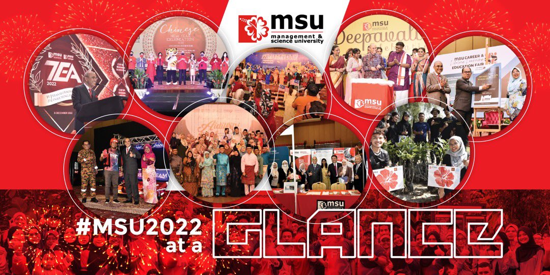 Wishing Happy New Year 2023 to everyone. It's been a wonderful celebration of a memorable transformative journey with our @MSUmalaysia partners, friends and families. May this #NewYear2023 be the best one to come! #MSUrians #HappyNewYear