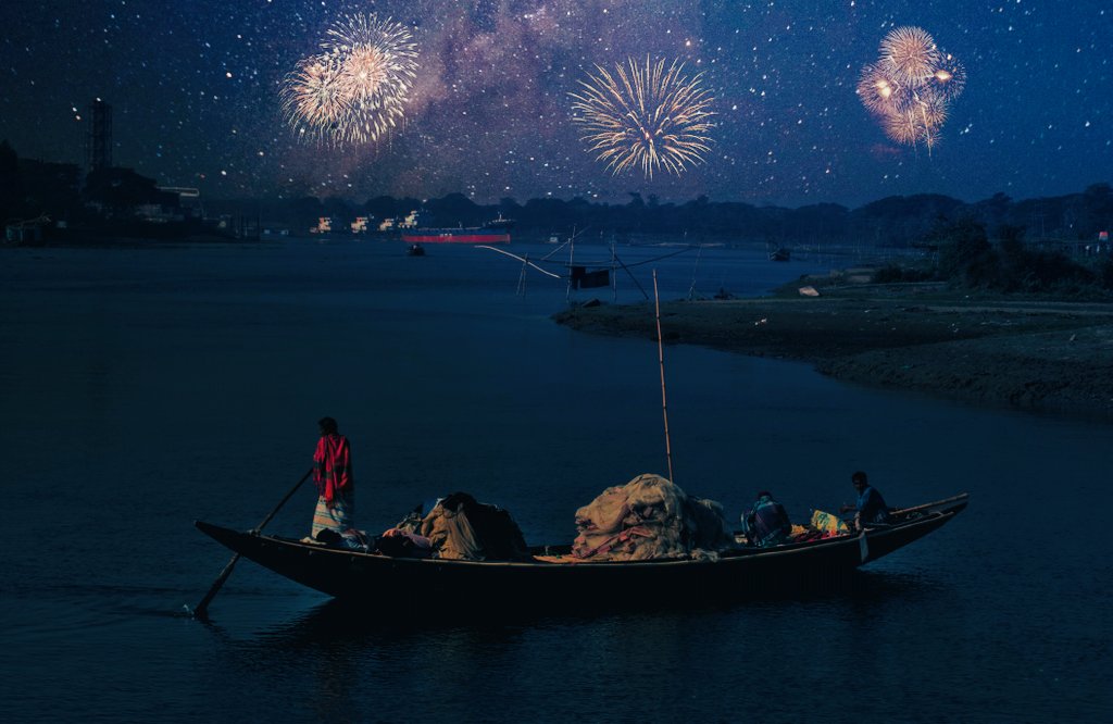 GerAmbBD's tweet photo. Wonderful experience to greet the #NewYear2023 with a refreshing swim in the Shitalakshya river. 😉Really fantastic view of the fireworks in the  #Dhaka sky.
Wish you all a peaceful and prosperous Happy New Year!🎆🎊✌️🇧🇩🇩🇪 https://t.co/n46cm3VSBs