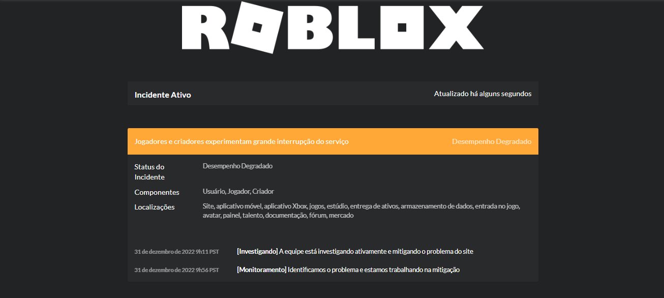 RTC em português  on X: ✓ - Sendo assim, os problemas no Roblox foram  resolvidos novamente. ⏰ - Tempo de queda aprox.: 40 minutos   / X