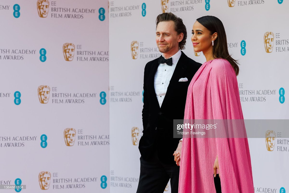 Tom e Zawe compareceram ao BAFTAs.

📸: Torrilla e Getty Images.