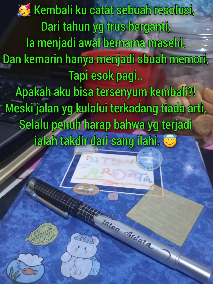 IntanArdata's tweet image. 🎆🥳📝🌏🤑😃
Tidak ada gunanya bagi domba untuk mengeluarkan resolusi demi vegetarianisme, sementara serigala tetap berpendapat berbeda. - Dean William R. Inge -
#Bismillah2023
#HappyNewYear2023
#NewWorld
#Hope
#Resolusi
#IntanArdata