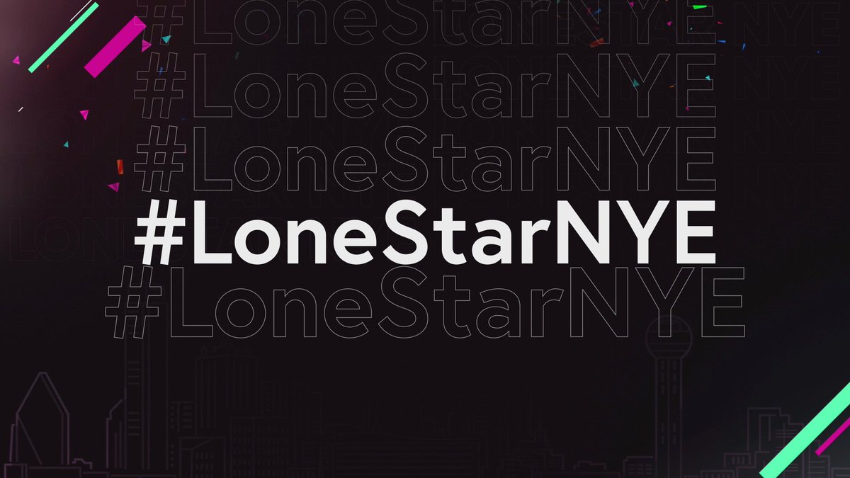 LoneStarNYE's tweet image. Use the hashtag #LoneStarNYE to share your celebration selfies with us throughout the night.  

They may just end up on the broadcast!