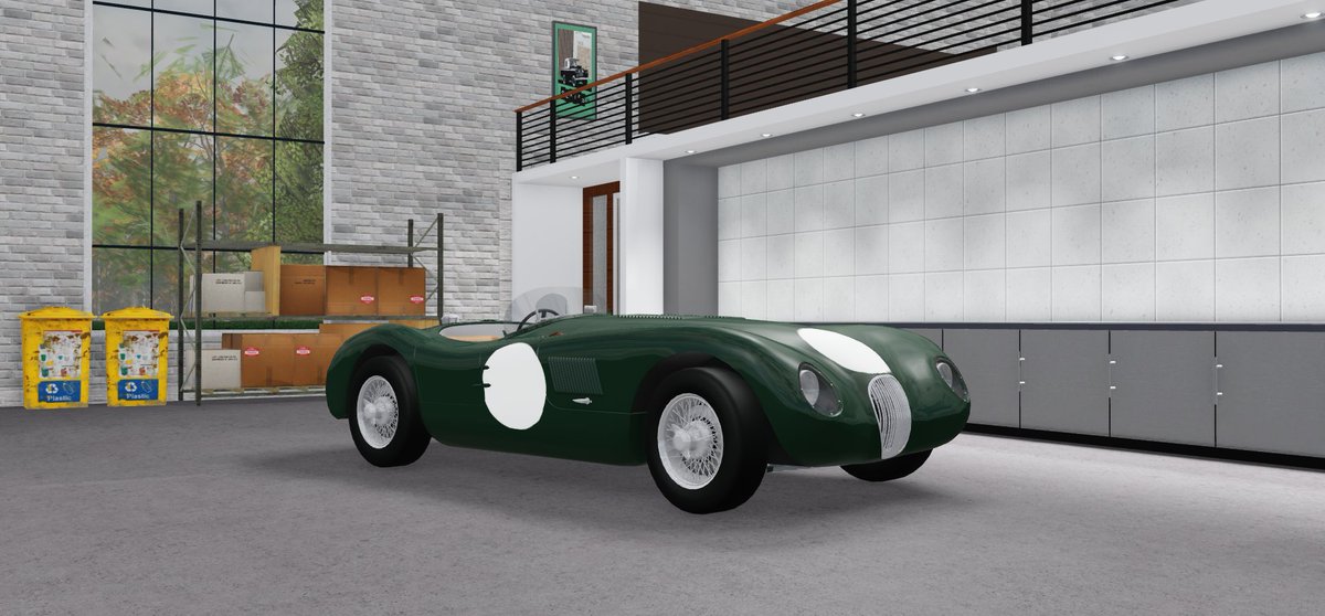 1953 <a href="/Jaguar/">Jaguar</a> C-Type 

#Blender3D #RobloxDev