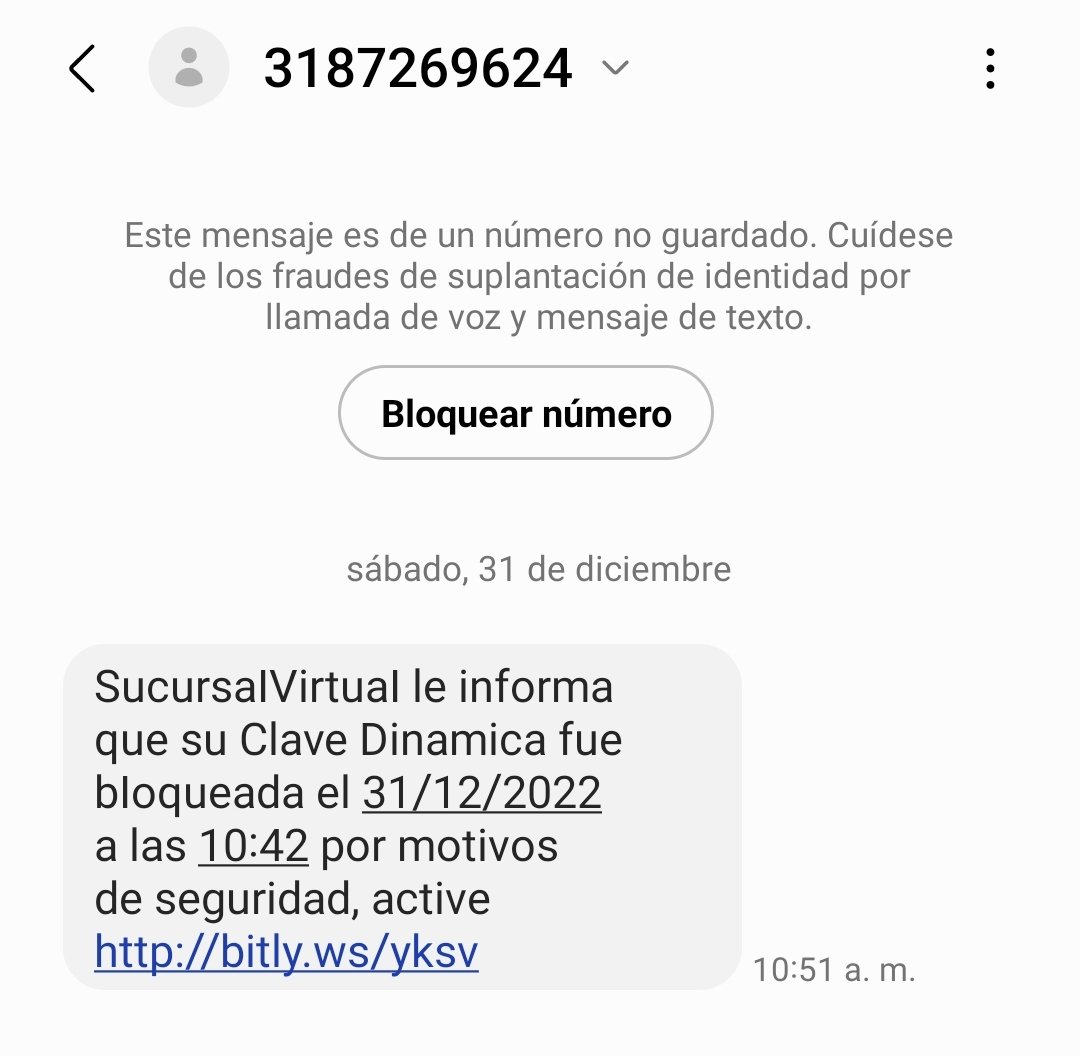 Comenzaron las estafas de Hoy, atención <a href="/Bancolombia/">Bancolombia</a> para su información y seguimiento