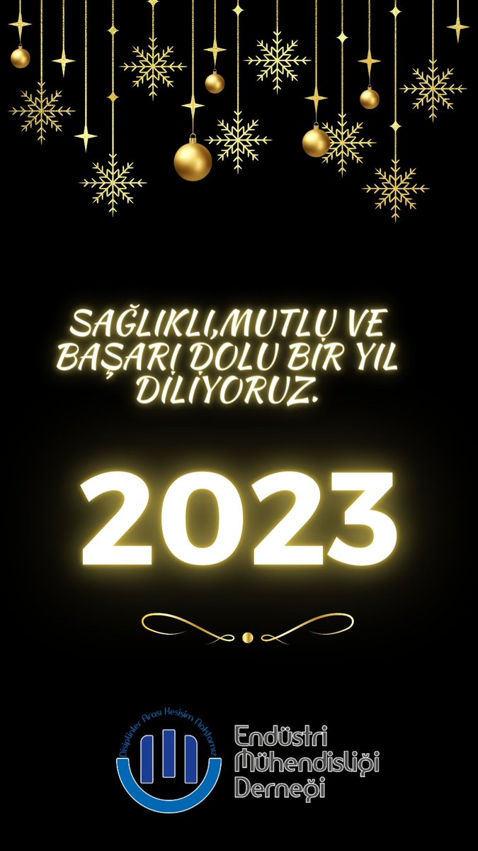 #Sağlıklı,mutlu ve  başarı dolu bir yıl diliyoruz. :))
