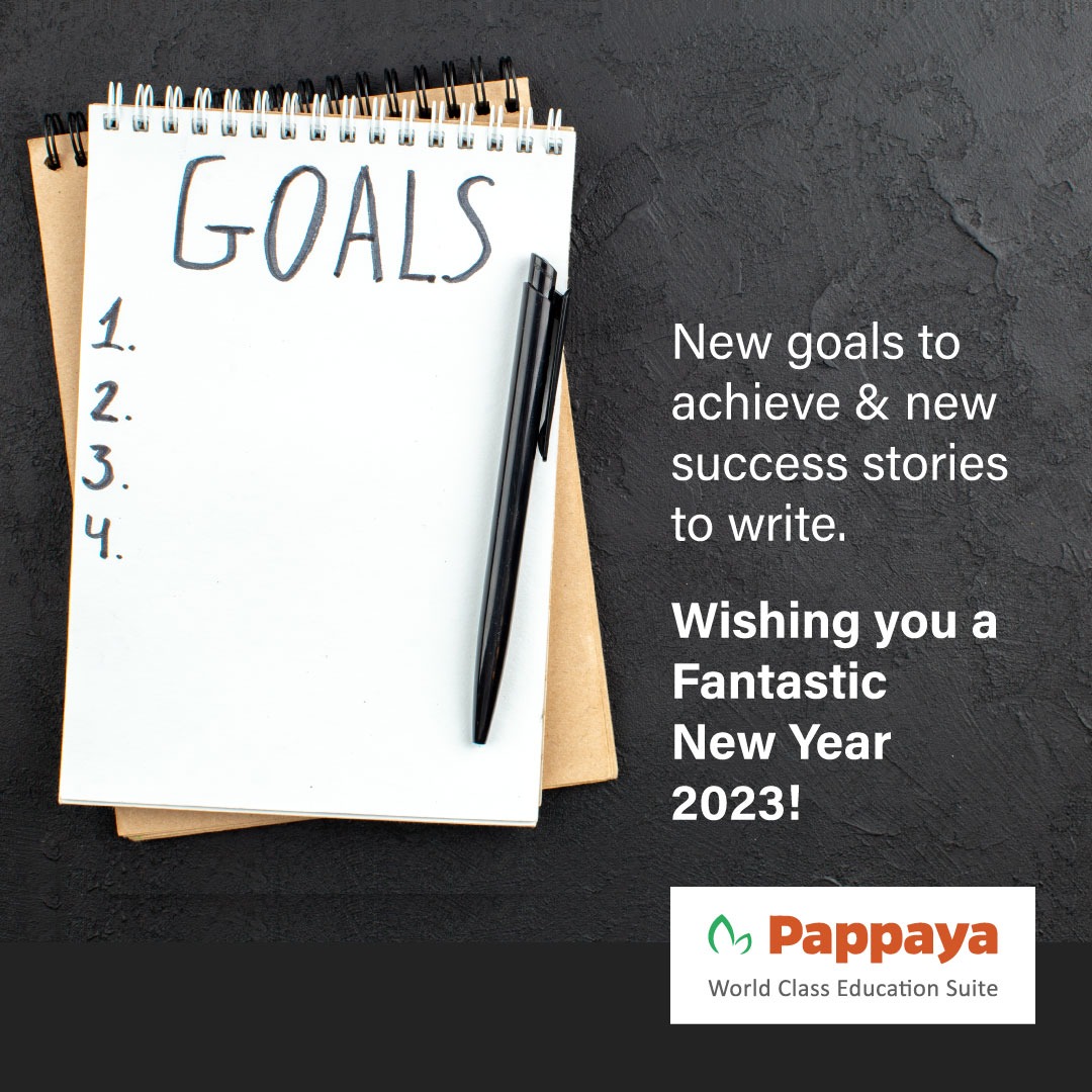 Wishing you a fantastic New Year 2023!

#PappayaERP #erp #worldno1ERP #education #Management #schoolmanagement #global #uk #india #erpsoftware #educationalinstitutions #school #newyear2023 #pappayaerp #newgoals #success