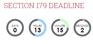 Section179Org's tweet photo. Wait... today's the day! Hours, not days. https://t.co/GvL9c7N2z5