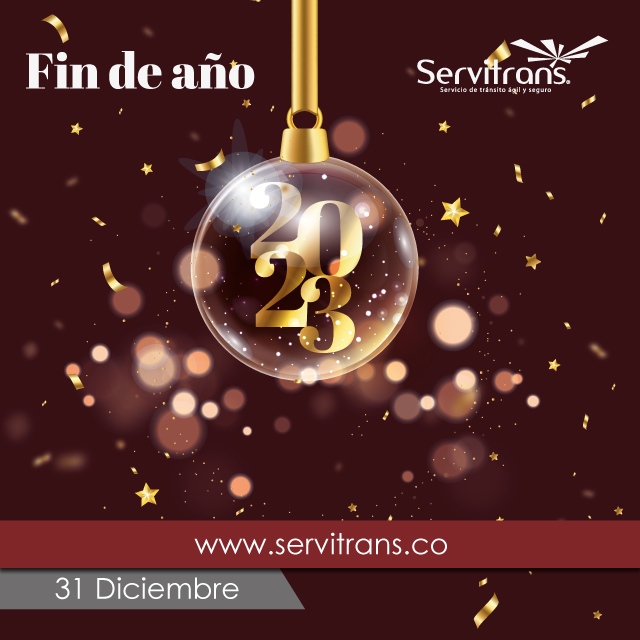 ServitransCOL's tweet photo. El año viejo se despide y uno nuevo llega a tu vida.
Espero que este nuevo año traiga a sus puertas muchas oportunidades nuevas y emocionantes en nuestras vidas. ¡Feliz Año Nuevo!
.
https://t.co/RSVeBp69uN
.
#añonuevo #servitrans #celebracion https://t.co/mELoOMWqdM
