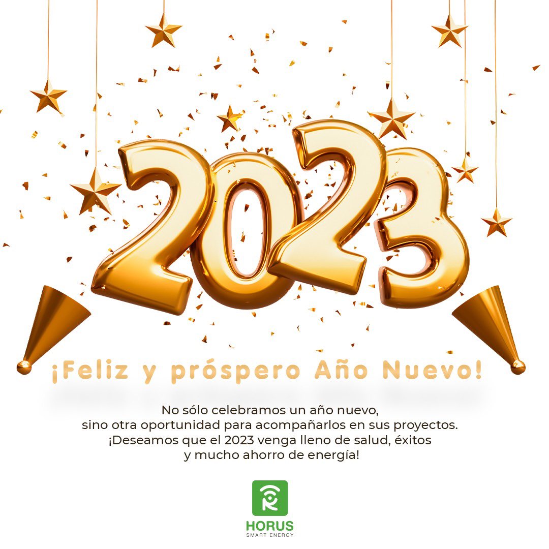 ¡Feliz y próspero 2023 para todos!

#AñoNuevo #EficienciaEnergetica #AhorroDeEnergia