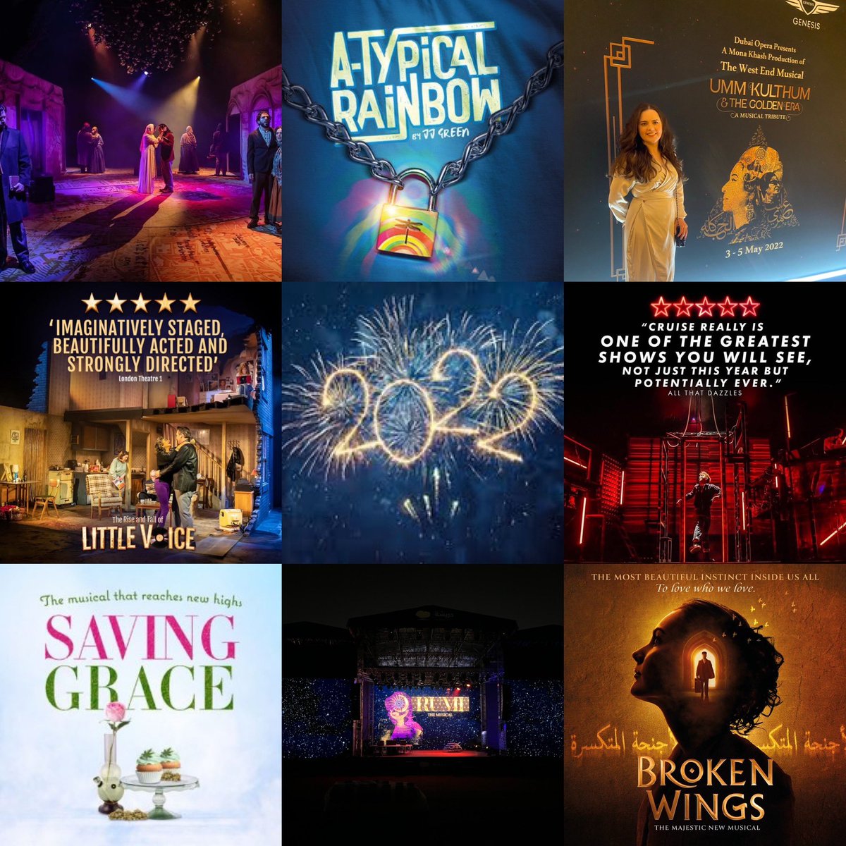 Bronagh Lagan (@bronaghlagan) on Twitter photo Very grateful for the adventures this year. Wishing all collaborators a wonderful new year & to telling more incredible stories in 2023
<a href="/LittleVoiceTour/">Little Voice UK Tour</a> <a href="/bwmusical/">Broken Wings</a> <a href="/CruiseThePlay/">Cruise The Play</a> <a href="/ATRainbowLDN/">A-Typical Rainbow</a> <a href="/SavingGrace_UK/">Saving Grace</a> <a href="/rumi_musical/">Rumi: The Musical</a> Very grateful for the adventures this year. Wishing all collaborators a wonderful new year & to telling more incredible stories in 2023
<a href="/LittleVoiceTour/">Little Voice UK Tour</a> <a href="/bwmusical/">Broken Wings</a> <a href="/CruiseThePlay/">Cruise The Play</a> <a href="/ATRainbowLDN/">A-Typical Rainbow</a> <a href="/SavingGrace_UK/">Saving Grace</a> <a href="/rumi_musical/">Rumi: The Musical</a>