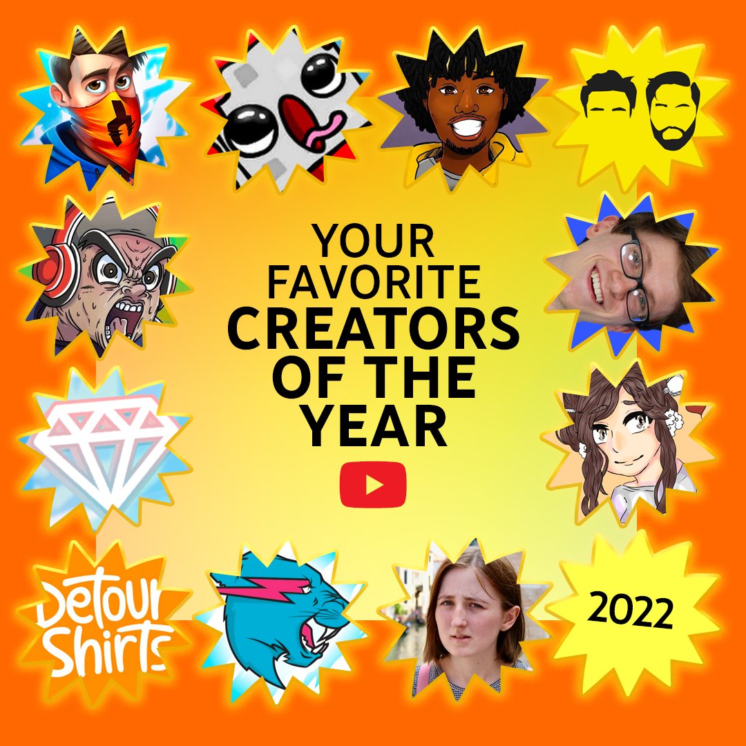 on X: to celebrate all of our faves of 2022, here's a thread of  *your* picks for creators of the year!! 🥲  / X