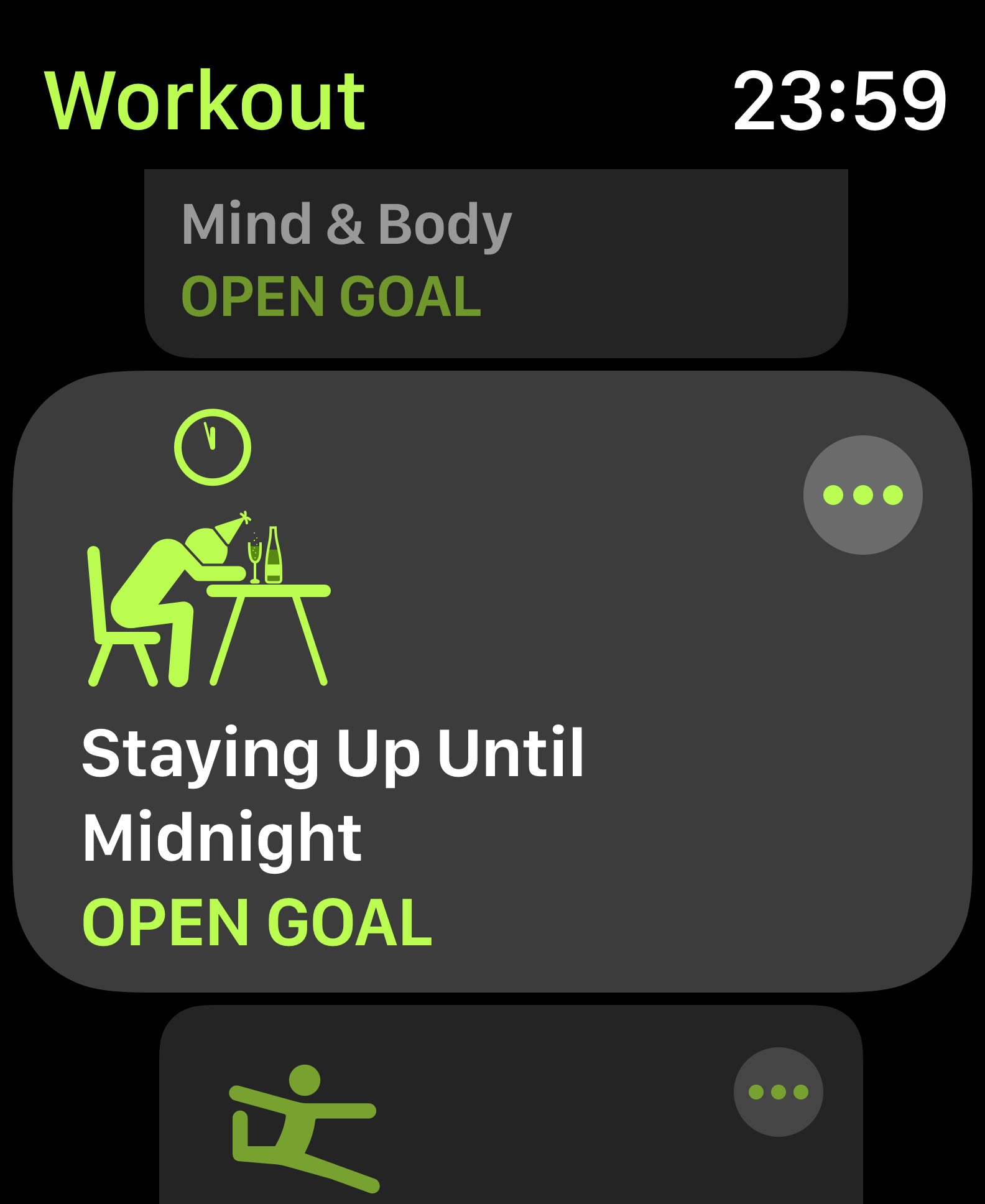Basic Apple Guy on X: "Lesser known Apple Watch Workouts: Staying Up Until  Midnight 🥳 https://t.co/N1v21ev3fk" / X
