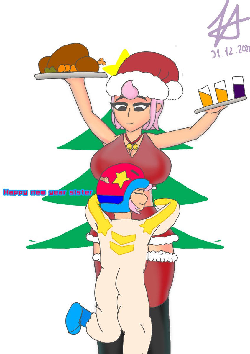 LiraVapic's tweet photo. See you in the next year I guess 😅

Btw, I have a lot of unfinished sketches, so I am never gonna finish them 

And I am still bad at drawing ( as always )
#brawlstarsnsfw #brawlstarshentai https://t.co/8aD8jEHoy4