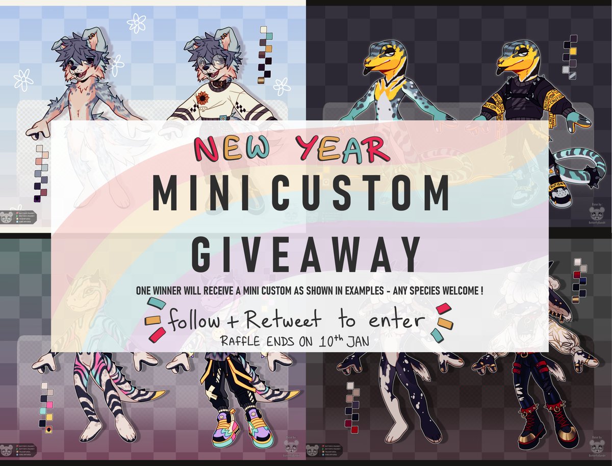 g0blinpanda's tweet image. 🌈New Year Mini Custom Raf/fle 🌈
⭐️All info in image⭐️