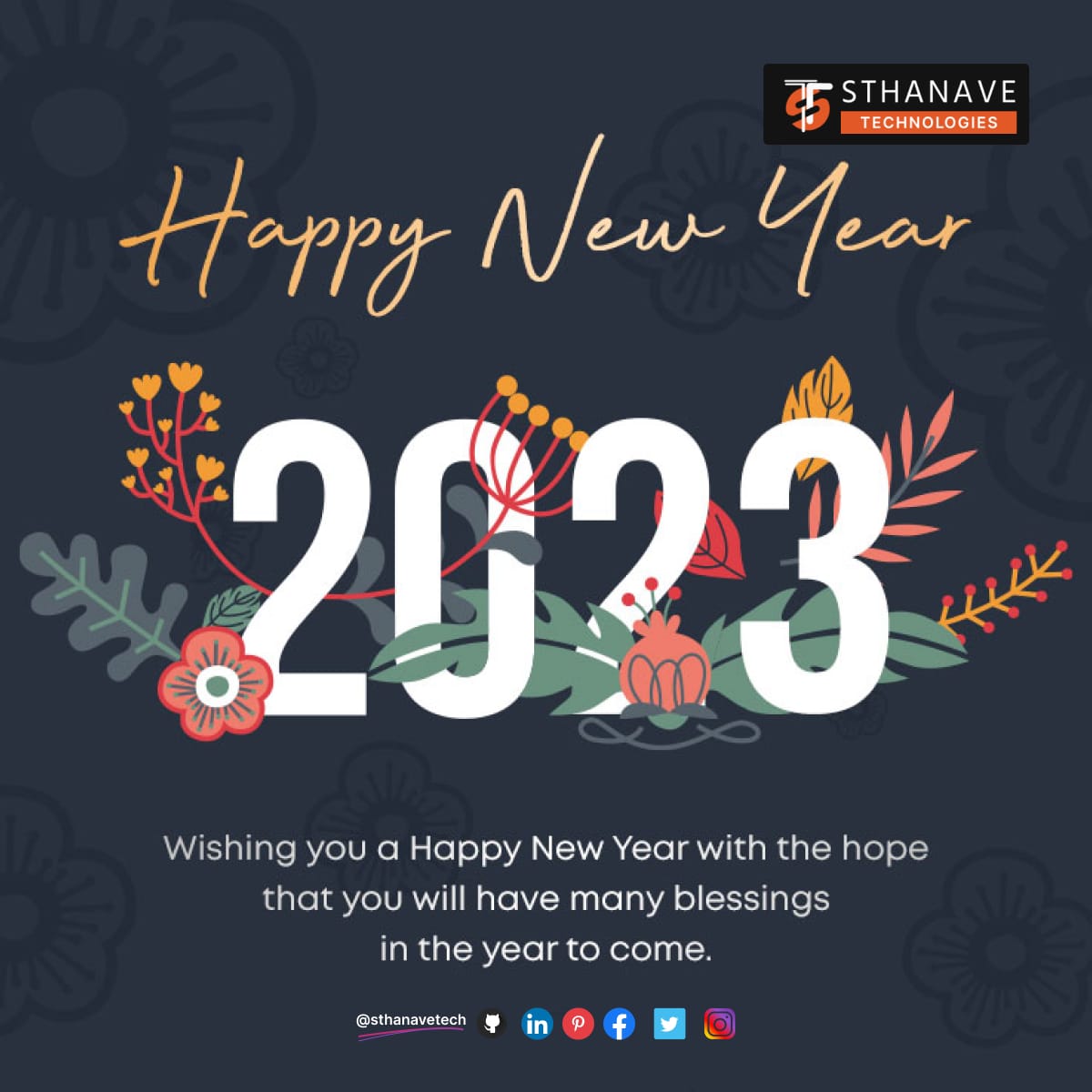 SthanaveTech's tweet image. #SthanaveTechnologies #webdevelopment #mobiledevelopment
#HappyNewYear2023  
#Happiness