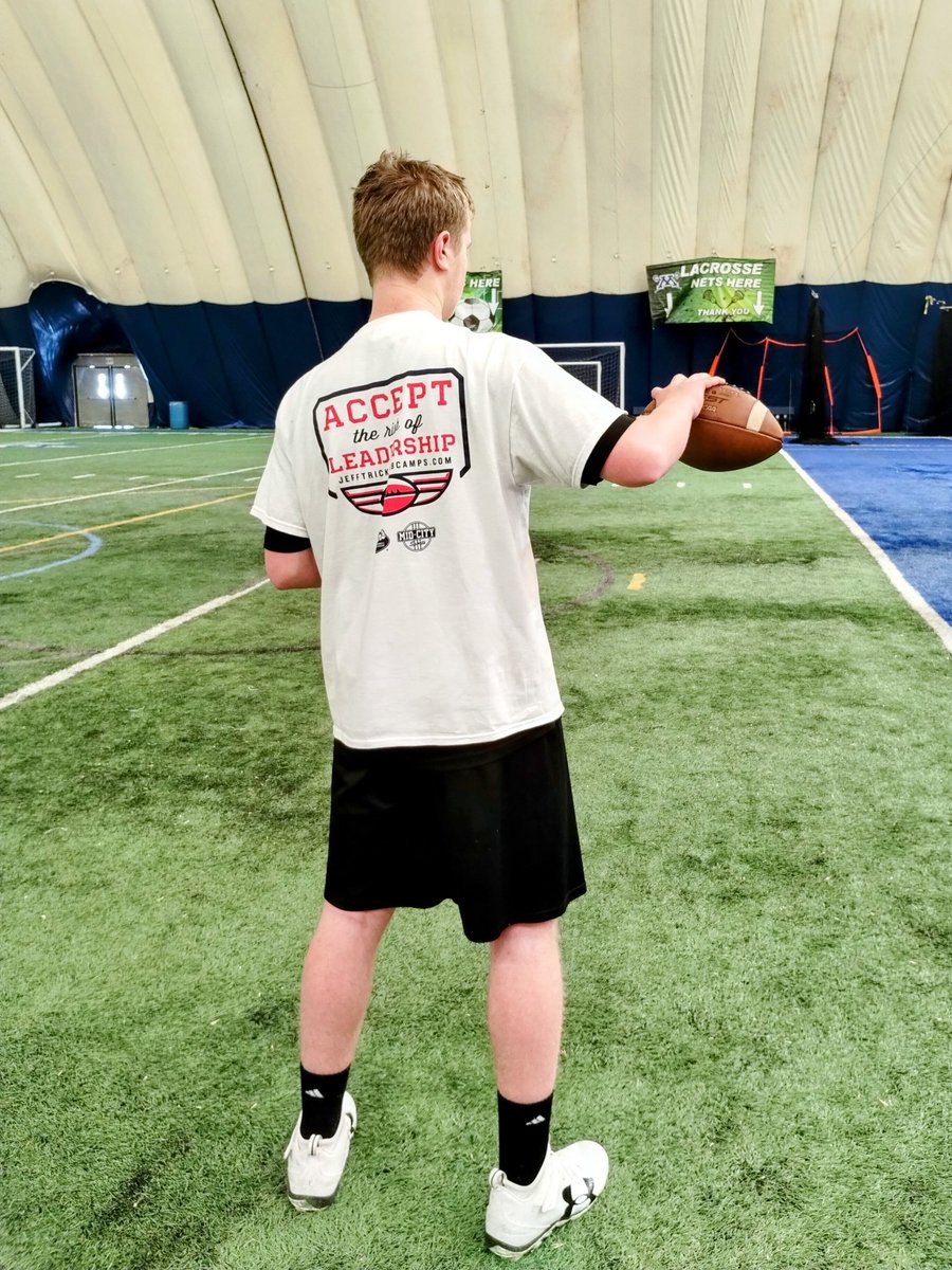 Ryne Olsen (@olsenryne) on Twitter photo Spent the past two days in Minnetonka, MN with <a href="/jefftrickeyqb/">Jeff Trickey Quarterback Technique/Leadership Camp</a> and got a lot of throwing on the run practice in!
"Accept the risk of leadership."
Thanks again to <a href="/_coachwomack/">Chris Womack</a> for all the great tips. #QB Spent the past two days in Minnetonka, MN with <a href="/jefftrickeyqb/">Jeff Trickey Quarterback Technique/Leadership Camp</a> and got a lot of throwing on the run practice in!
"Accept the risk of leadership."
Thanks again to <a href="/_coachwomack/">Chris Womack</a> for all the great tips. #QB