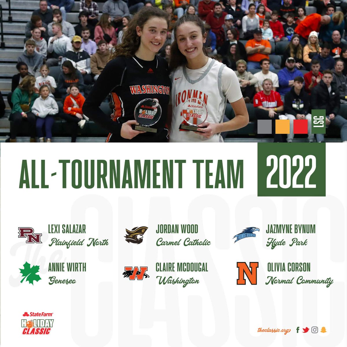 ladyironbball21's tweet photo. Congratulations to Olivia Corson on her well deserved selection to the State Farm Holiday Classic Large School ALL TOURNAMENT TEAM!!! https://t.co/EcB1MquaRa