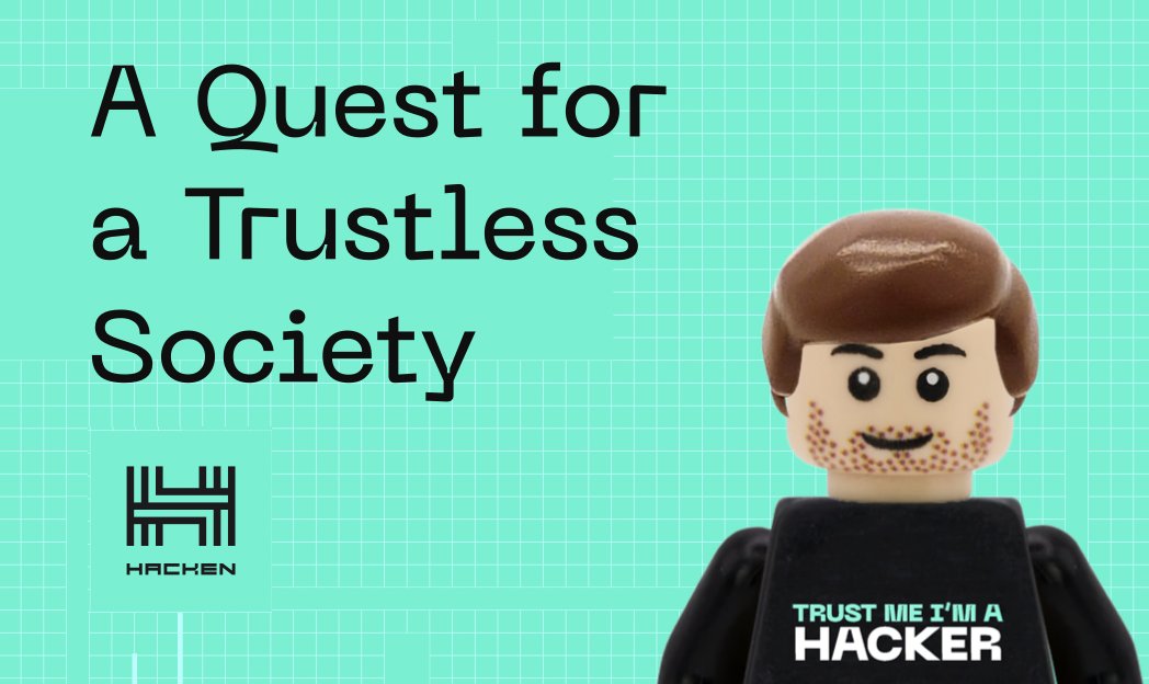 All you need to know about web3 cybersecurity future.

Hacken paper on what needs to be BUIDL to covert #web3 into a Trustless Society.
Happy New Year, everyone!
hackenio.cc/a-quest-for-a-…

$HAI