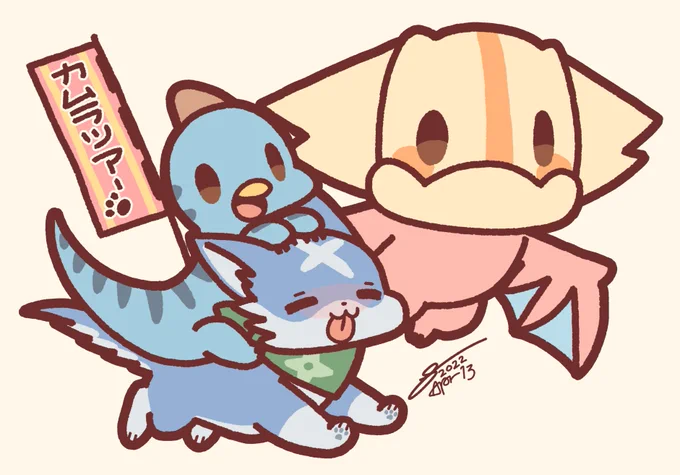 #今日のもんすたー 2022年まとめ!4月の4枚ピックアップ☆ 