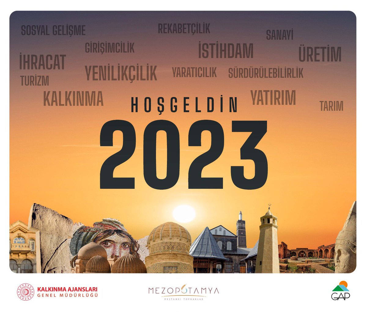 Türkiye Yüzyılı'nın başlayacağı 2023 yılının ülkemize ve bölgemize; sağlık, huzur ve başarı getirmesini diliyoruz.

 #Hoşgeldin2023