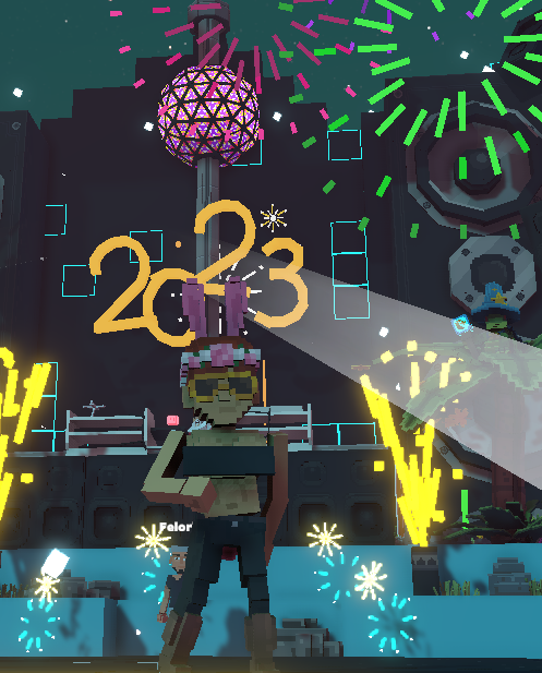 CryptoTheKid120's tweet photo. @TheSandboxGame @steveaoki @TheOfficialA7X @suecothechild @ParisHilton @deadmau5 @blond_ish Celebrating the end of the year in @TheSandboxGame Metaverse! ✨🎇 https://t.co/MvX1wLms4m