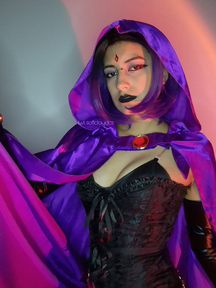 xkcloudx's tweet image. character: Raven 
programme: TeenTitans 
#ravencosplay #beginnercosplayer