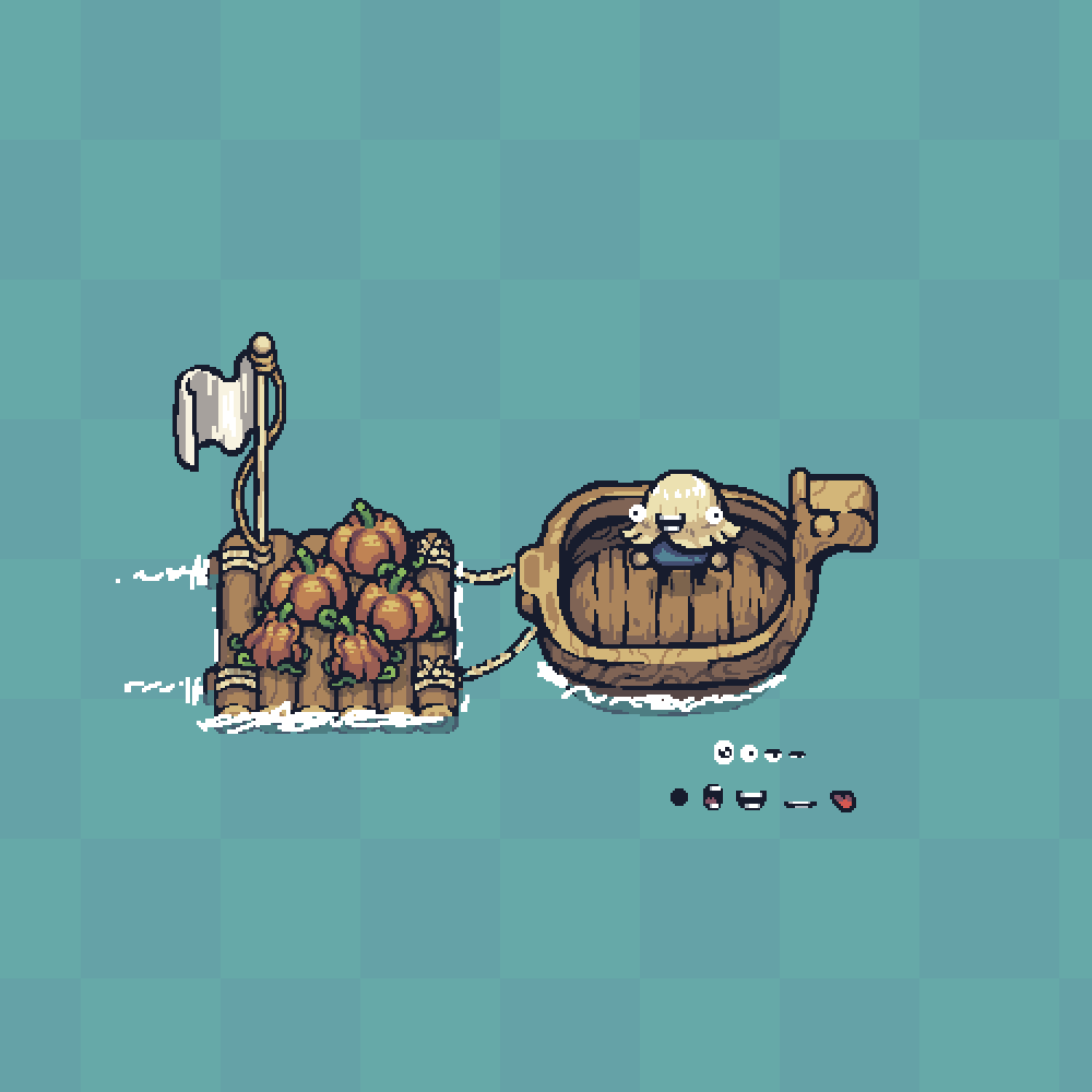 PixelFrogStudio's tweet image. Last day to enjoy Tiny Swords at 50% off. 
And here are a couple of experiments for an upcoming update. ⛵️
pixelfrog-assets.itch.io/tiny-swords
#pixelart #gamedev #indiedev