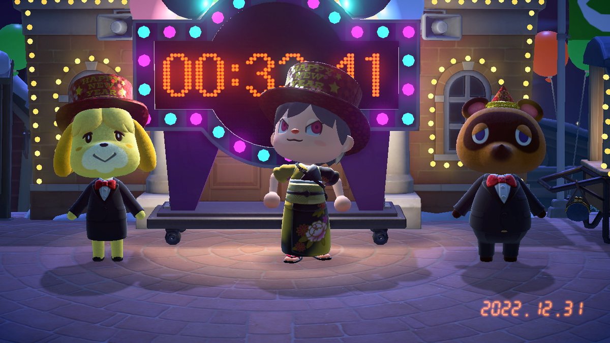 mine_mori's tweet photo. もうすぐ2023年！！
 #どうぶつの森 #AnimalCrossing #ACNH #NintendoSwitch https://t.co/DeAOHUh4md