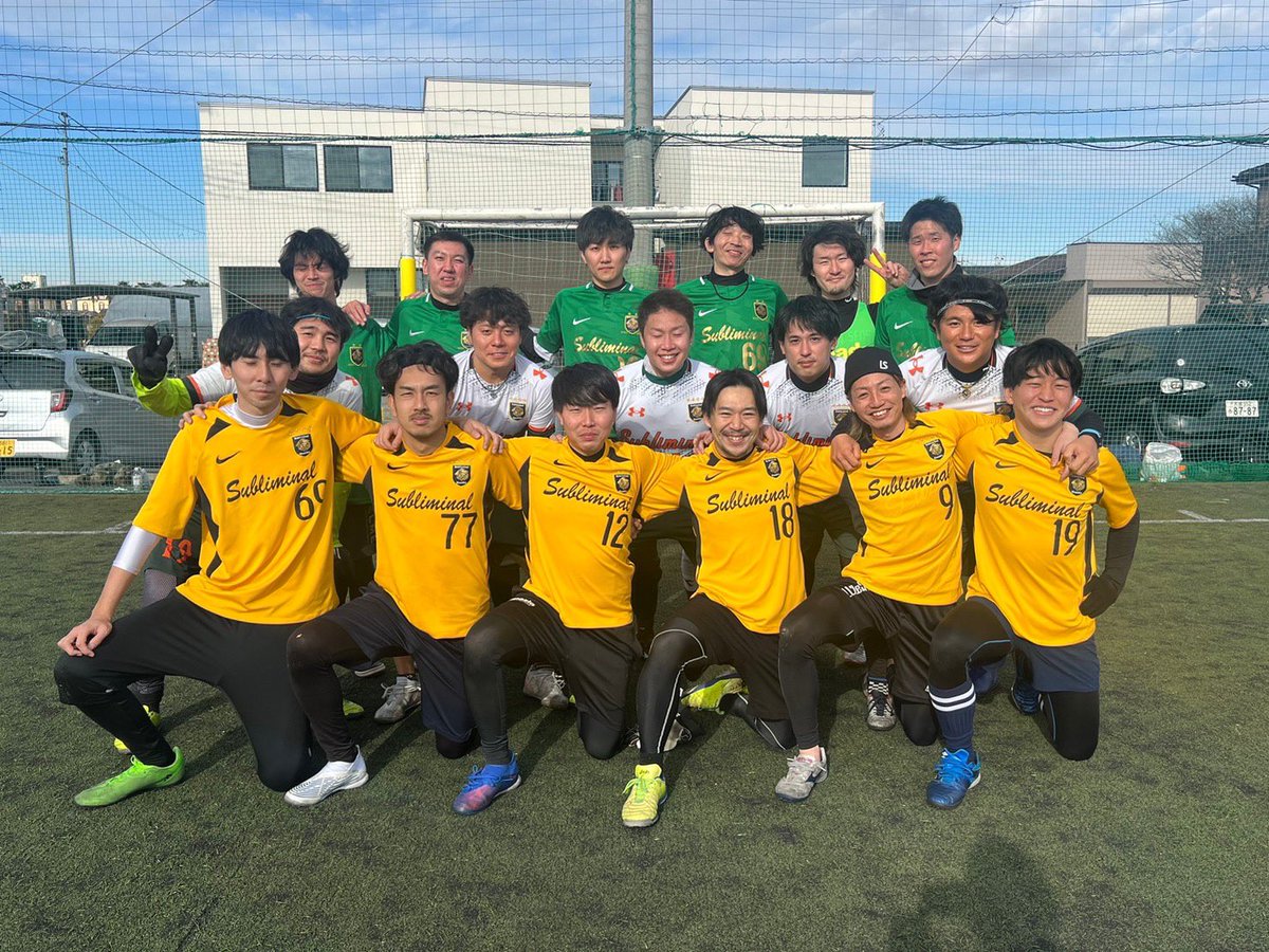 Webashington's tweet photo. 本当に得難い連中だ。
この2日間本当に心休まる時間。

来年の10周年も宜しく⚽️

#subliminal
#Futsal https://t.co/WZbE7uhBwA