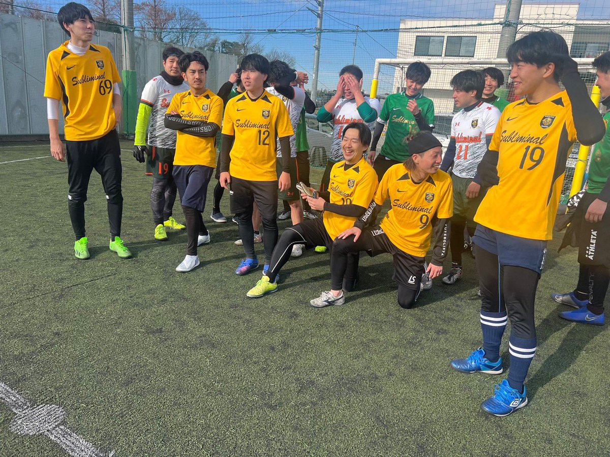 Webashington's tweet photo. 本当に得難い連中だ。
この2日間本当に心休まる時間。

来年の10周年も宜しく⚽️

#subliminal
#Futsal https://t.co/WZbE7uhBwA