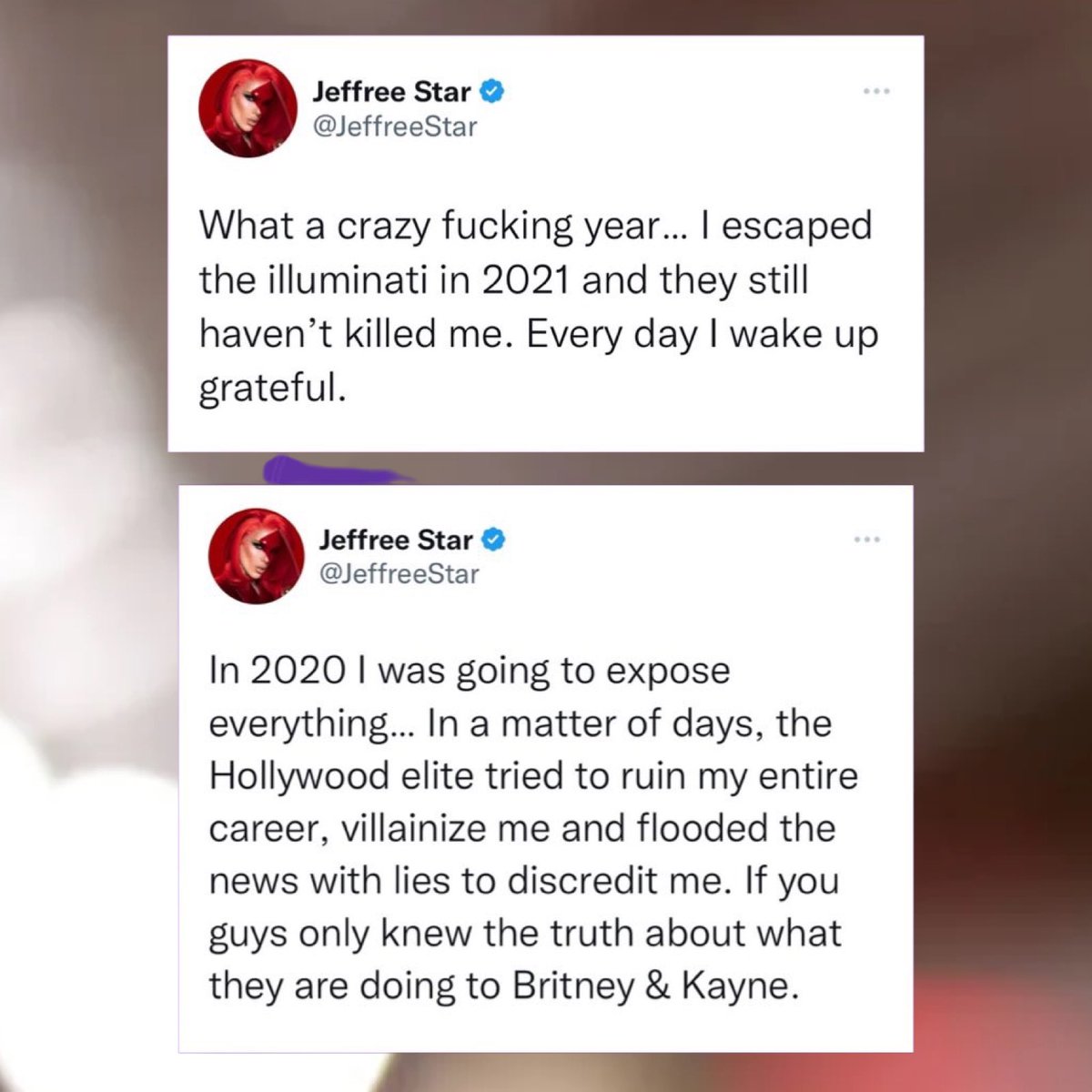 RichLux713's tweet photo. OMG Jeffree Star 🌟 says he nearly escape the illuminati. What are your thoughts? new video live LIVE 

https://t.co/ToexY2ilyO https://t.co/wcZeAzyVg5