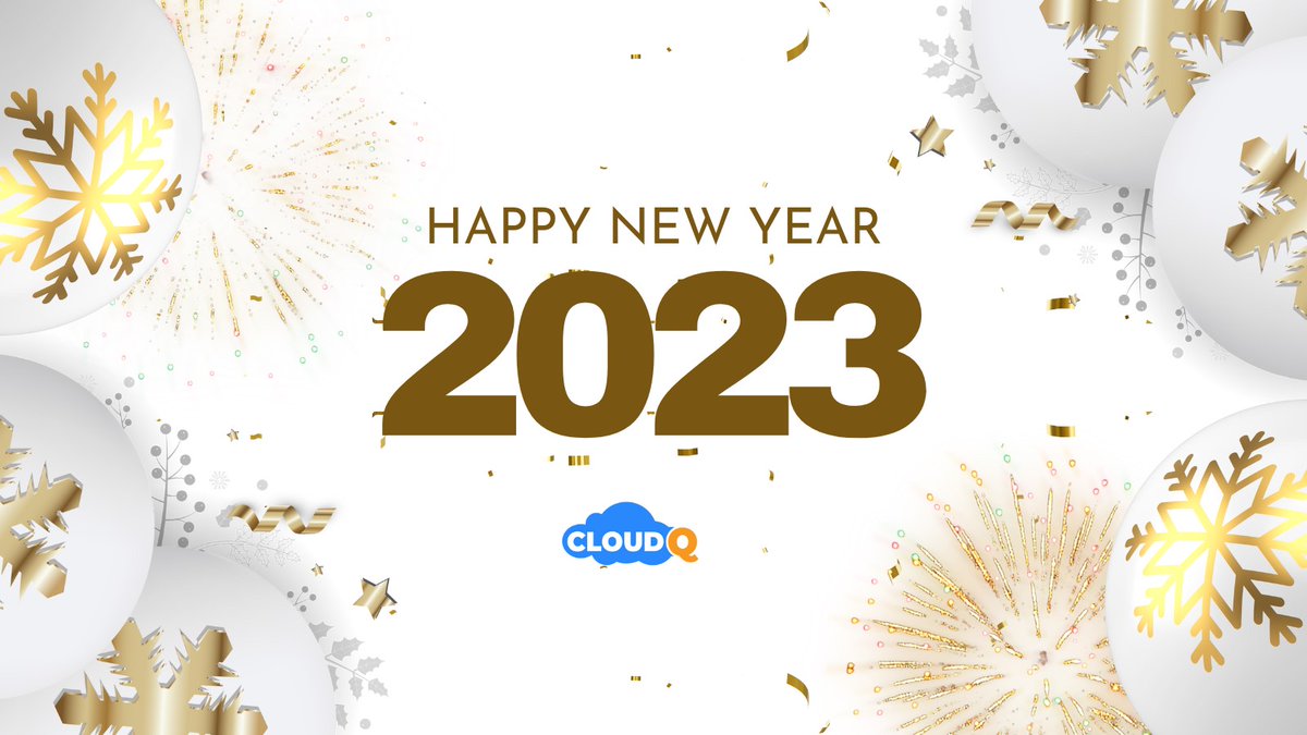 cloudqusa's tweet photo. We at CloudQ would like to wish you a prosperous and fulfilling 2023. Happy New Year! #CloudQ #NYE2023 #holidaywishes #NewYear https://t.co/Vtd7rGoCiy