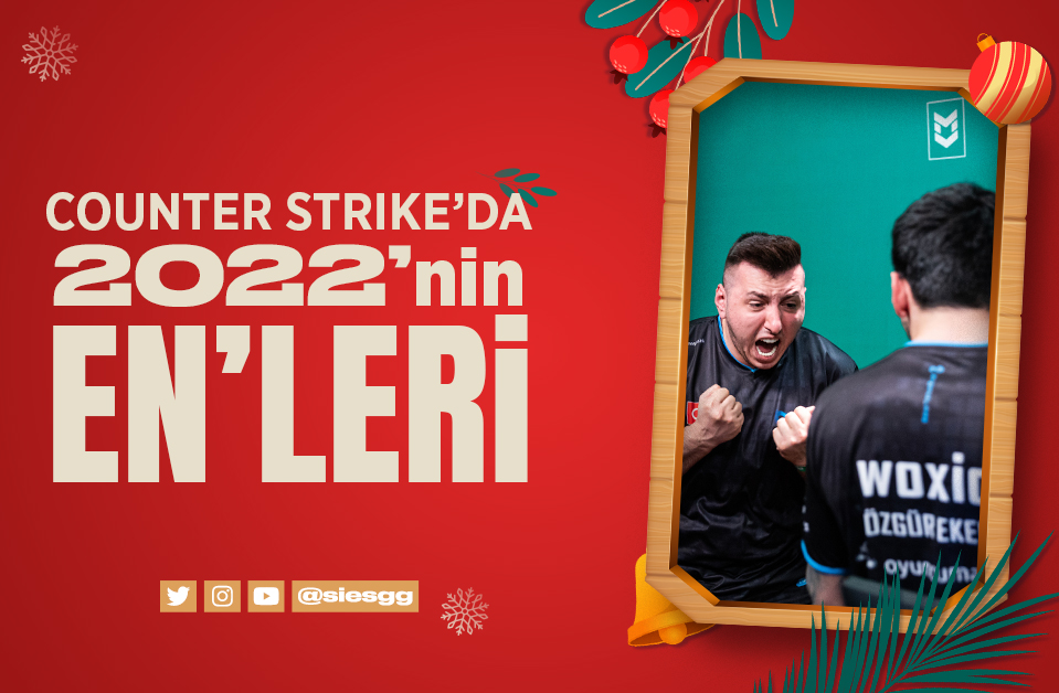 🎄Counter Strike'da 2️⃣0️⃣2️⃣2️⃣'nin en'lerini belirliyoruz!👇🏻

🔵 En unutamadığın maç...
🔵 En unutamadığın an...
🔵 En iyi oyuncu...
🔵 En iyi takım...
🔵 En iyi koç...
🔵 En iyi transfer...
🔵 En kötü oyuncu...
🔵 En kötü takım...
🔵 En kötü koç...
🔵 En kötü transfer...