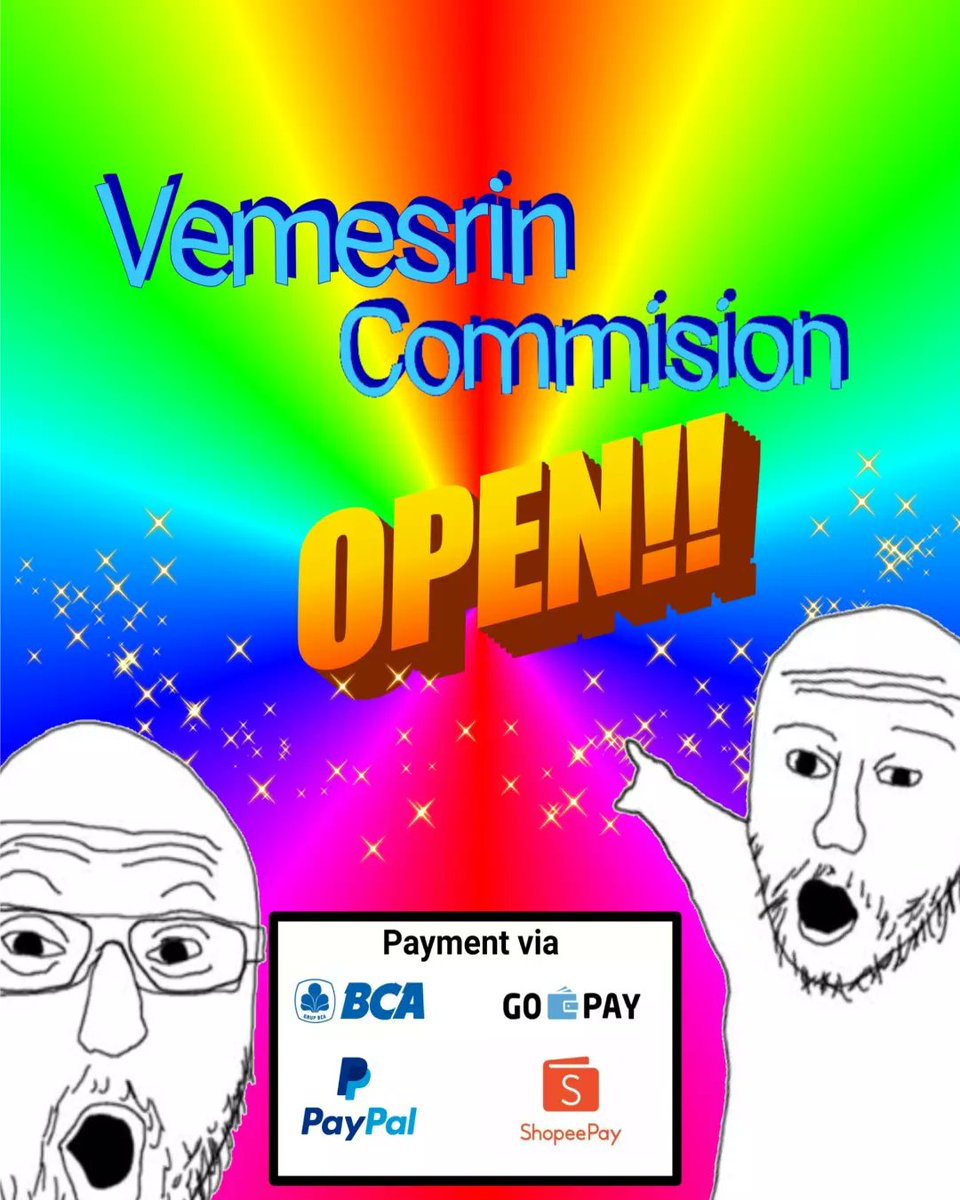 Vemesrin_'s tweet photo. (LIKE N RETWEET ARE VERY APPRRCIATED)
Hi I'm opening my commision for 4 slot available, follow the step by step and have fun, if you have any question or interested to commish me please DM ;) thank you #commission #skycommission #commisionsopen #artcommission #commissionsheet https://t.co/e1ChwLYyR3