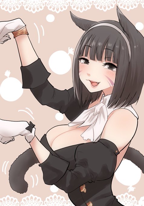 イラストリクその2
FF14 ナシュ・マカラッカちゃん 